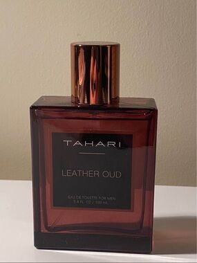 tahari leather oud cologne edt